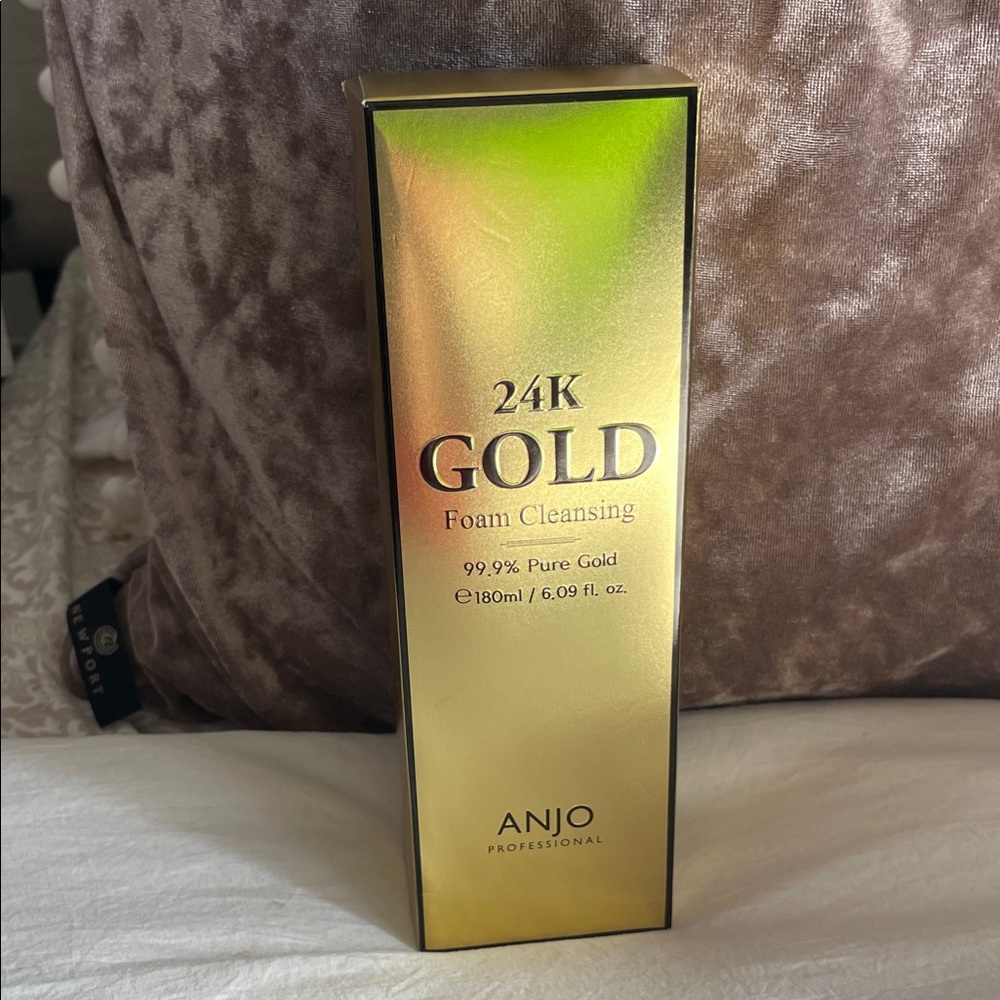 ANJO|24K Gold Cleansing foam| Korean skincare 180 ml| BNIB - Picture 3 of 4